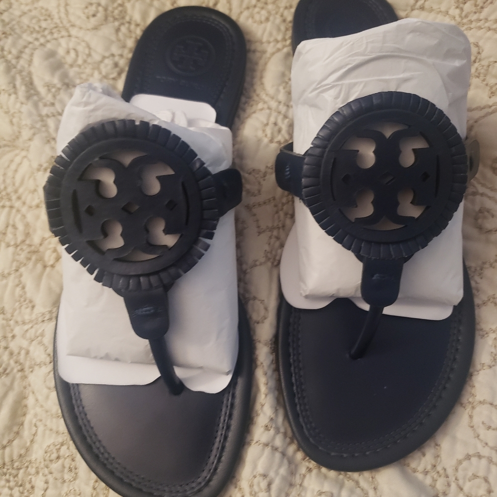 Tory Burch Miller fringe sandals